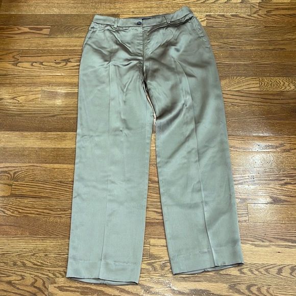 Giorgio Armani Black Label Silk Pants - Picture 2 of 6